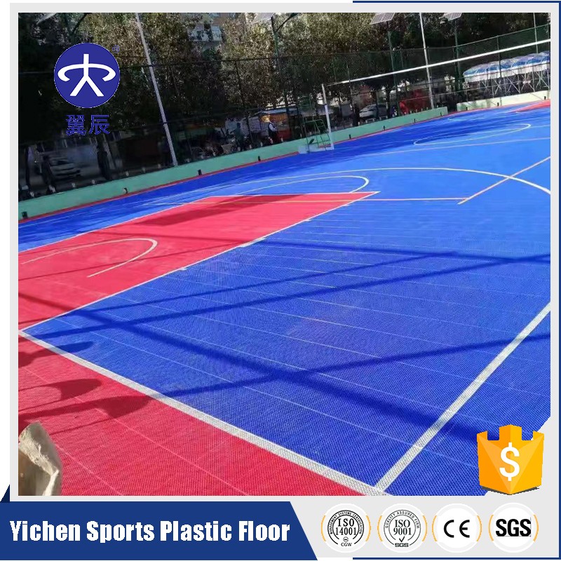 黑龙江篮球场悬浮拼装地板