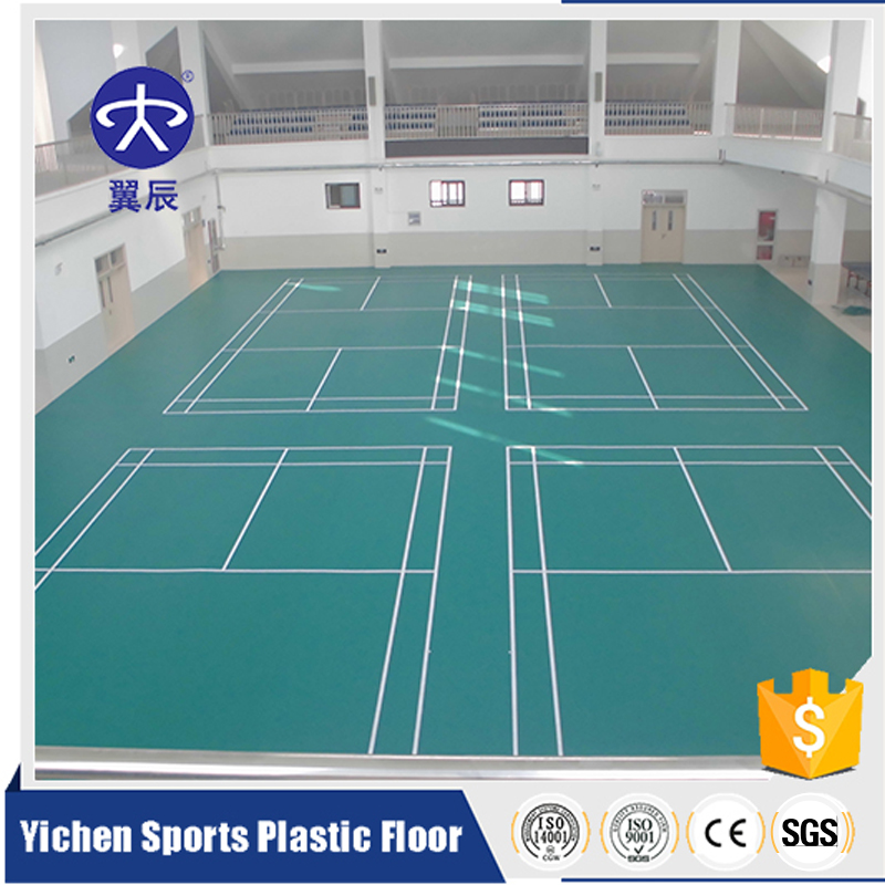 badminton sports plastic floor