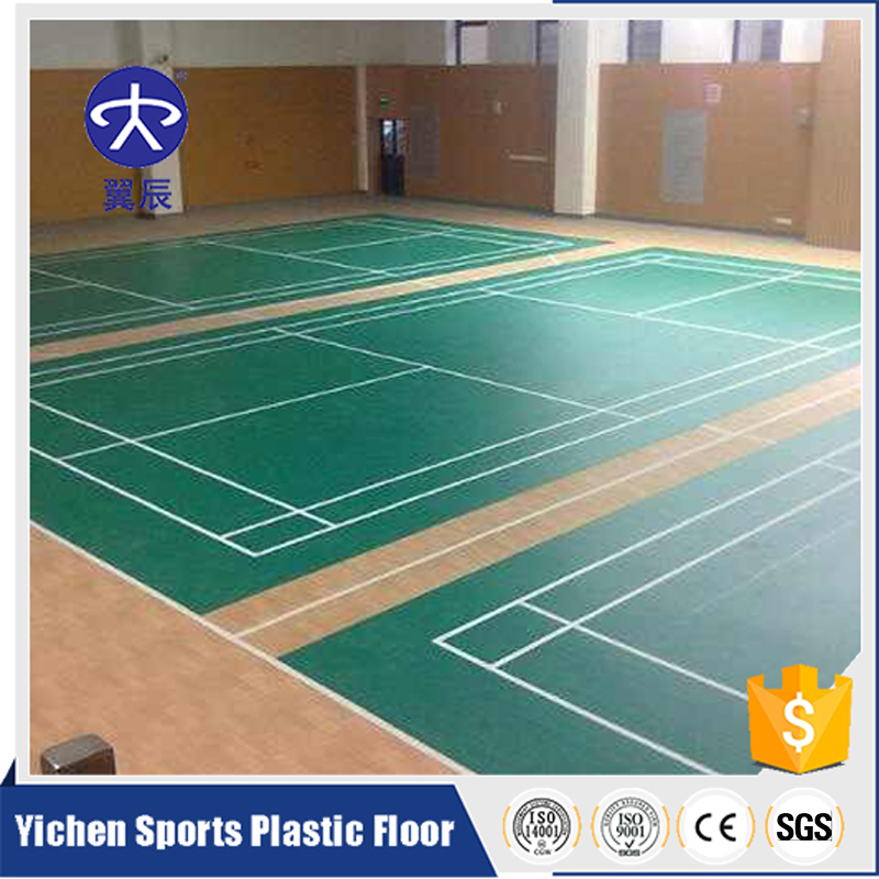 indoor badminton court sports plastic f