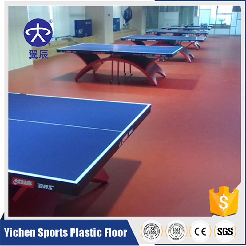 Indoor table tennis plastic floor