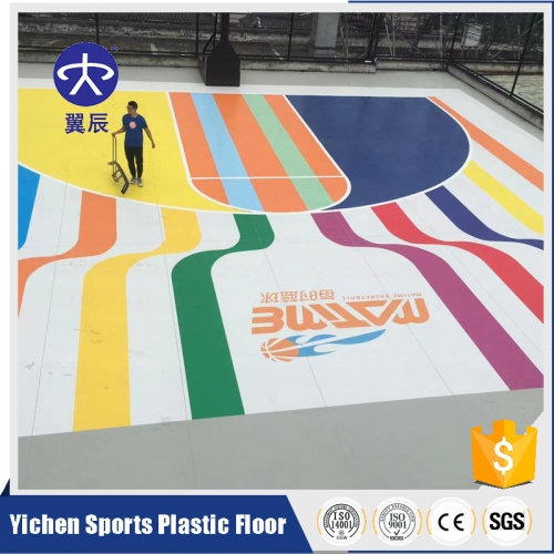Custom Basketball Court PVC Flooring