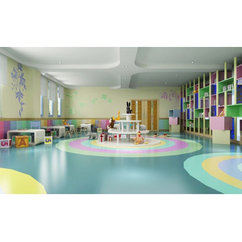 How to choose kindergarten PVC plastic···